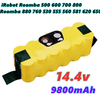 Neue 14,4 V 9800mAh Ersatz Ni-Mh Akku für iRobot Roomba 500 600 700 800 Serie für roomba 880 760 530 555 581 560 650 620